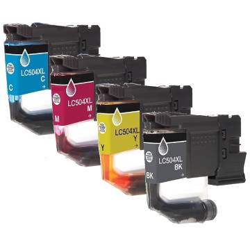 Brother LC504XL High-Yield Ink Cartridges 